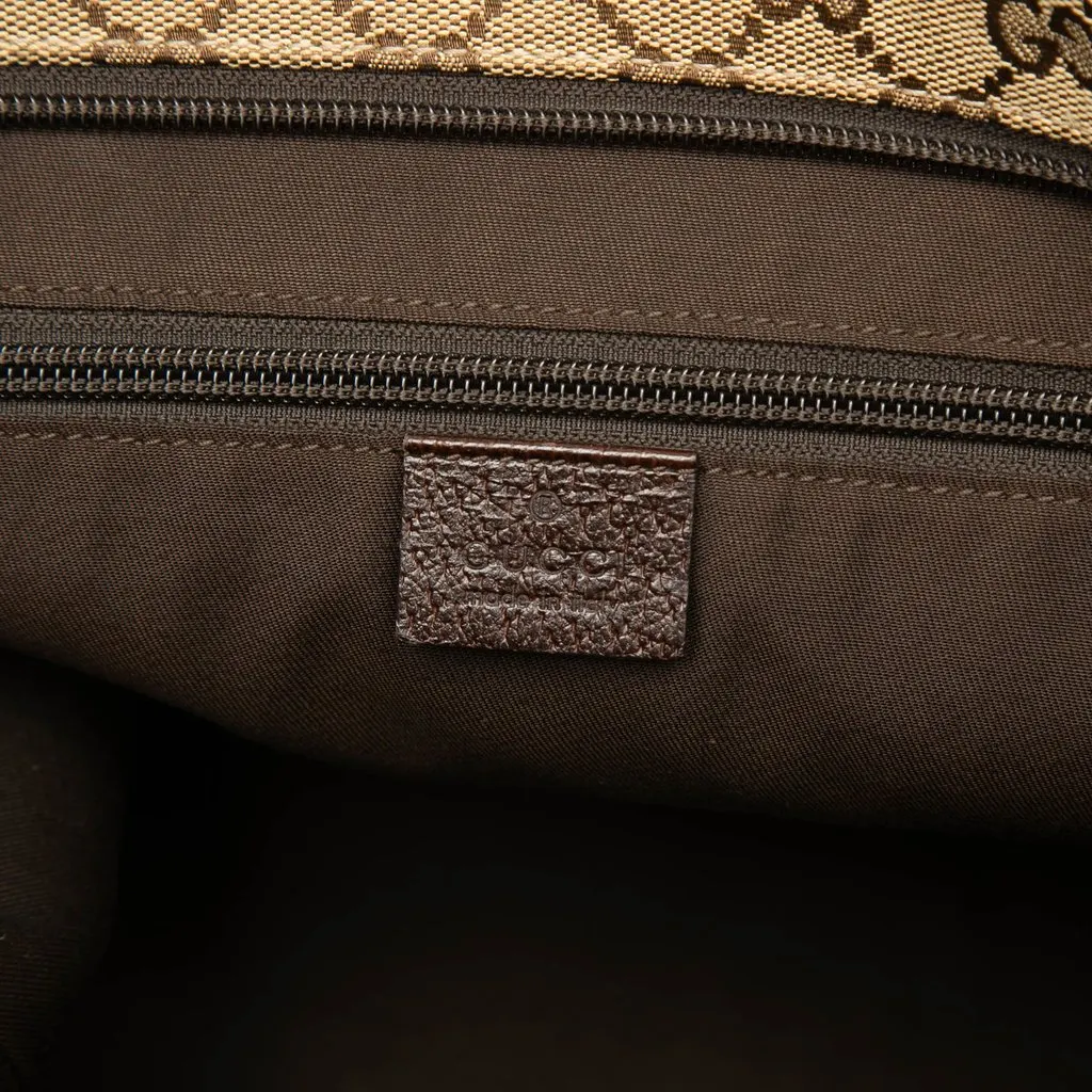 Gucci GG Canvas Web Crossbody Beige Canvas Very good - Box View