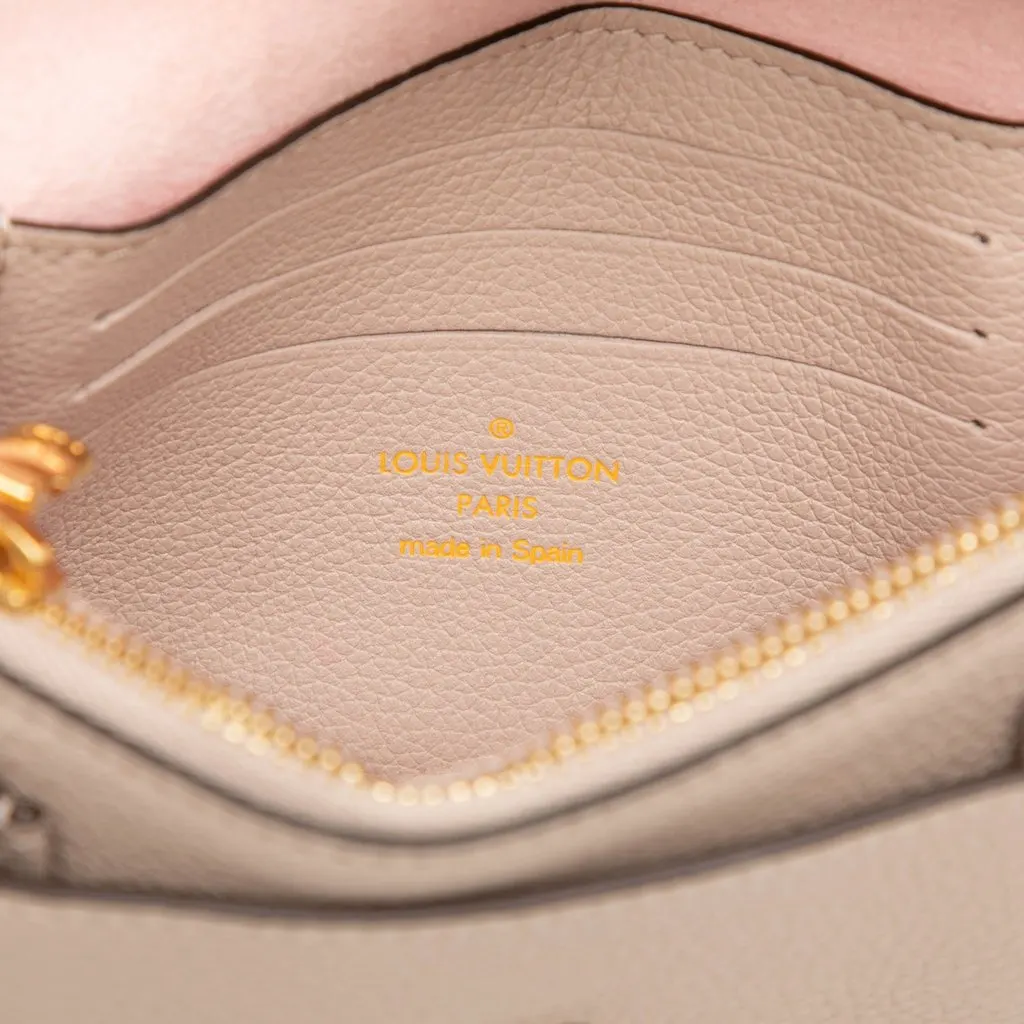 Louis Vuitton Soft Calfskin Mini My Lockme Chain Pochette Beige Leather Good - Box View