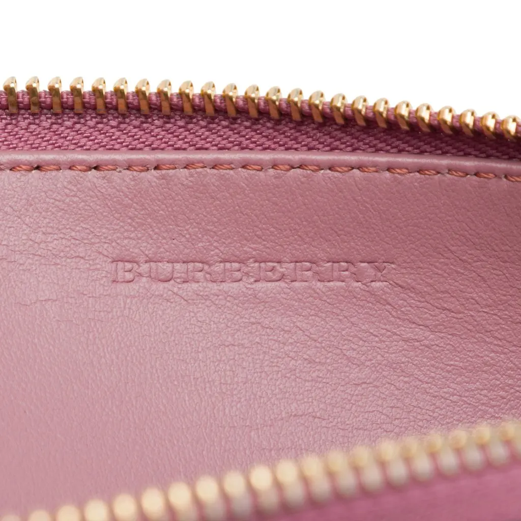 Burberry Leather Peyton Crossbody Pink Leather Very good - Box View