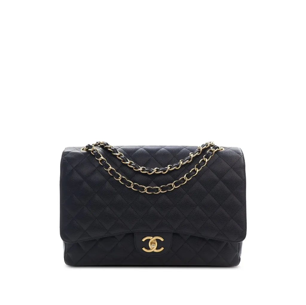 Chanel Maxi Classic Caviar Double Flap