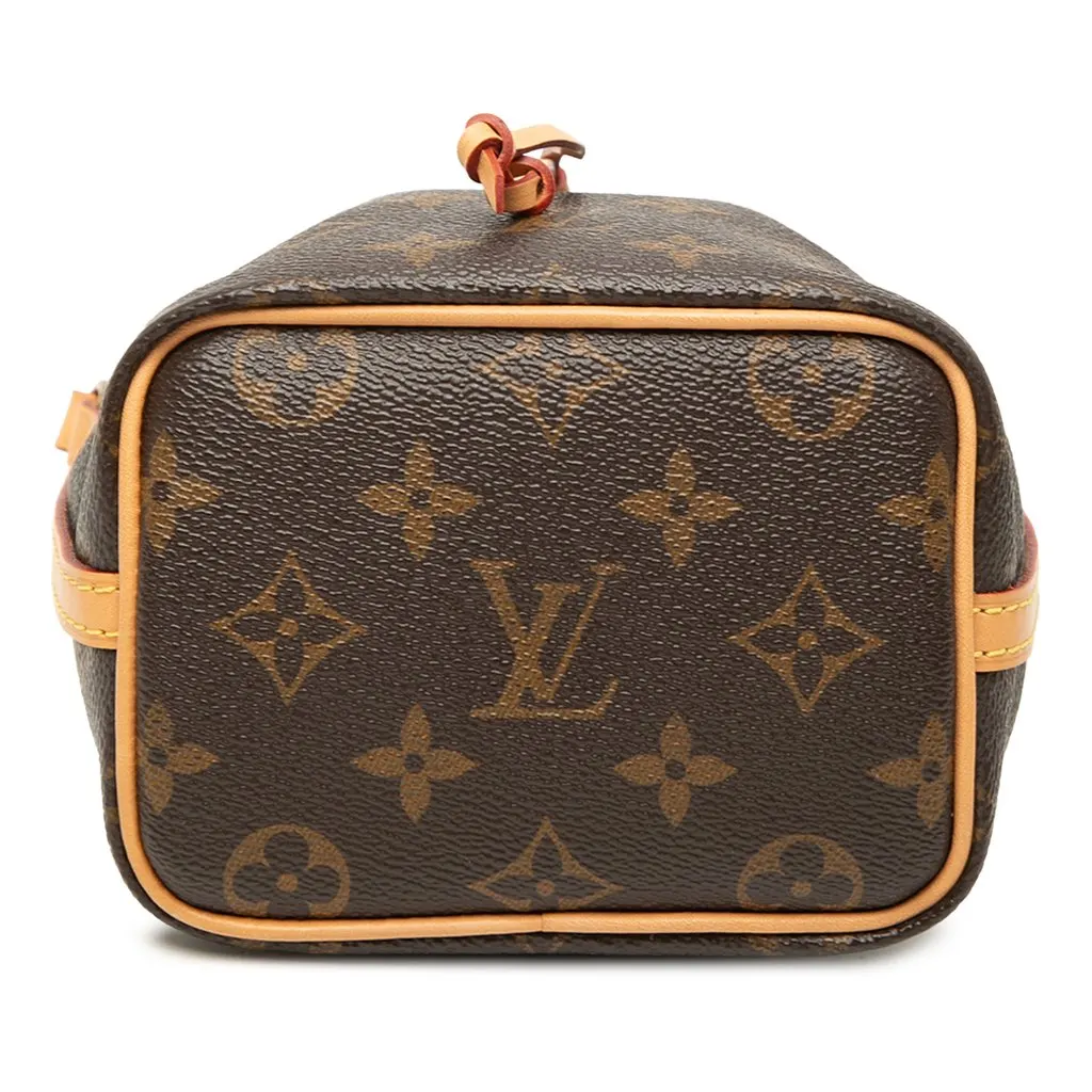 Louis Vuitton Monogram Nano Noe Brown Very good - Inside View