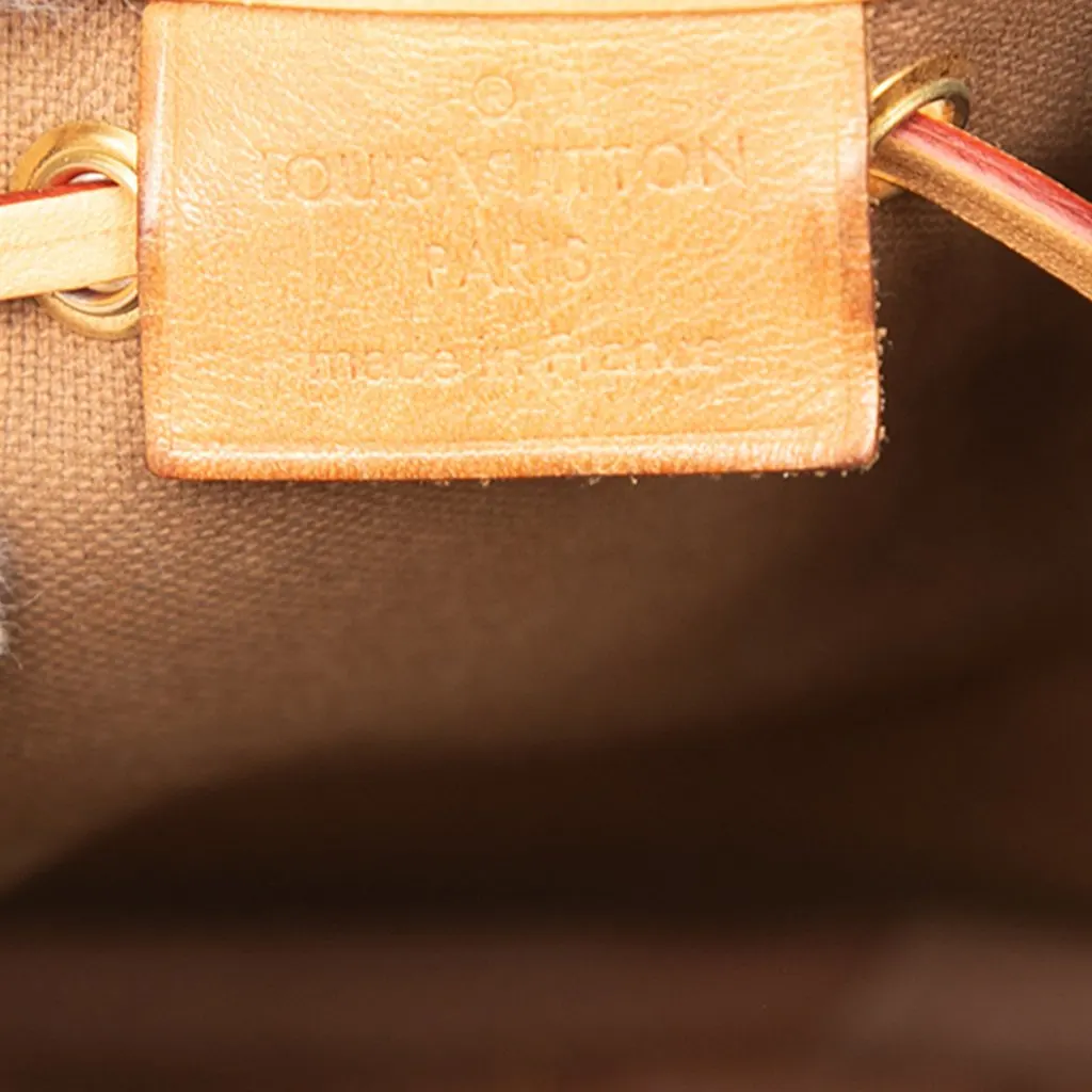 Louis Vuitton Monogram Nano Noe Brown Very good - Box View