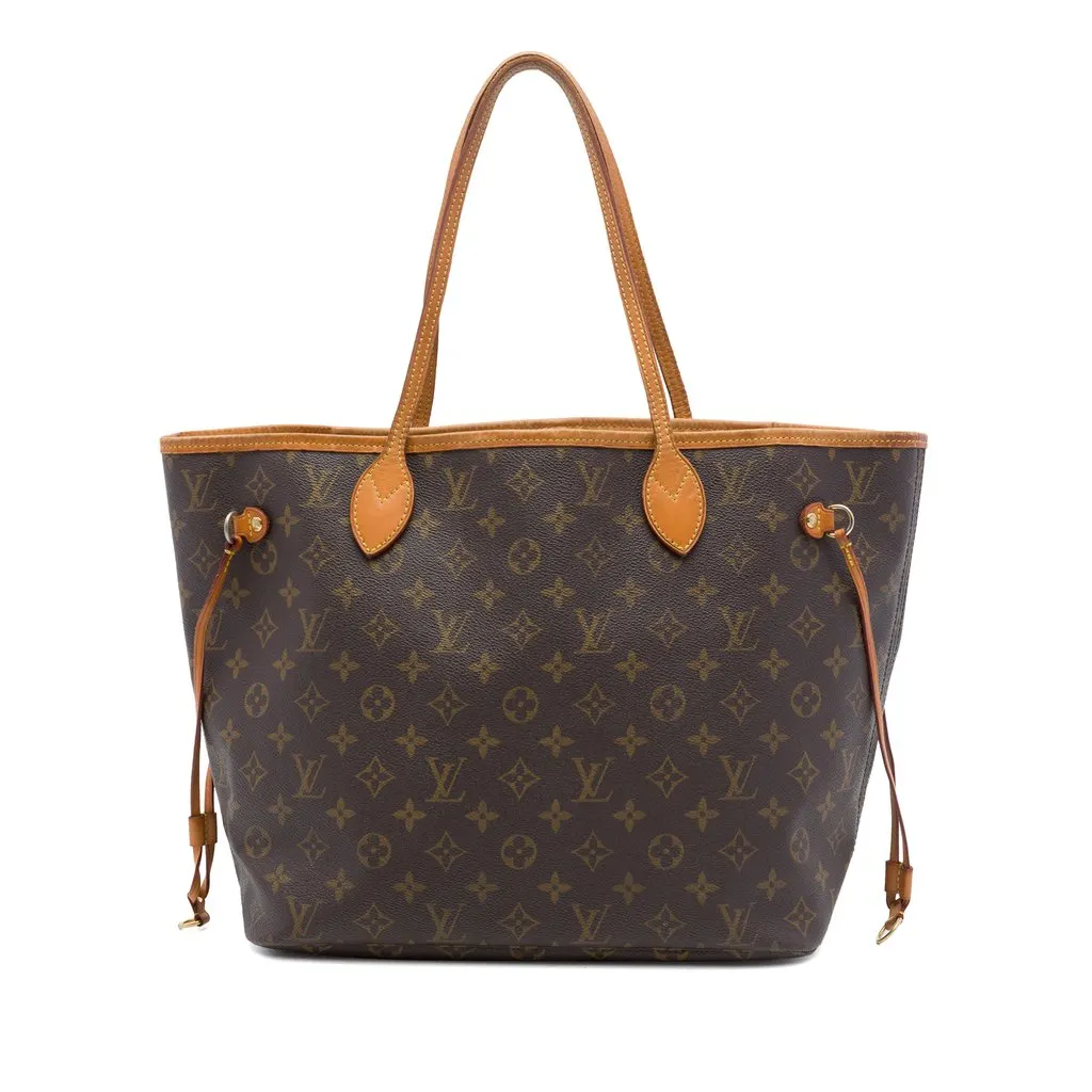 Louis Vuitton Monogram Neverfull MM Brown Very good - Front View