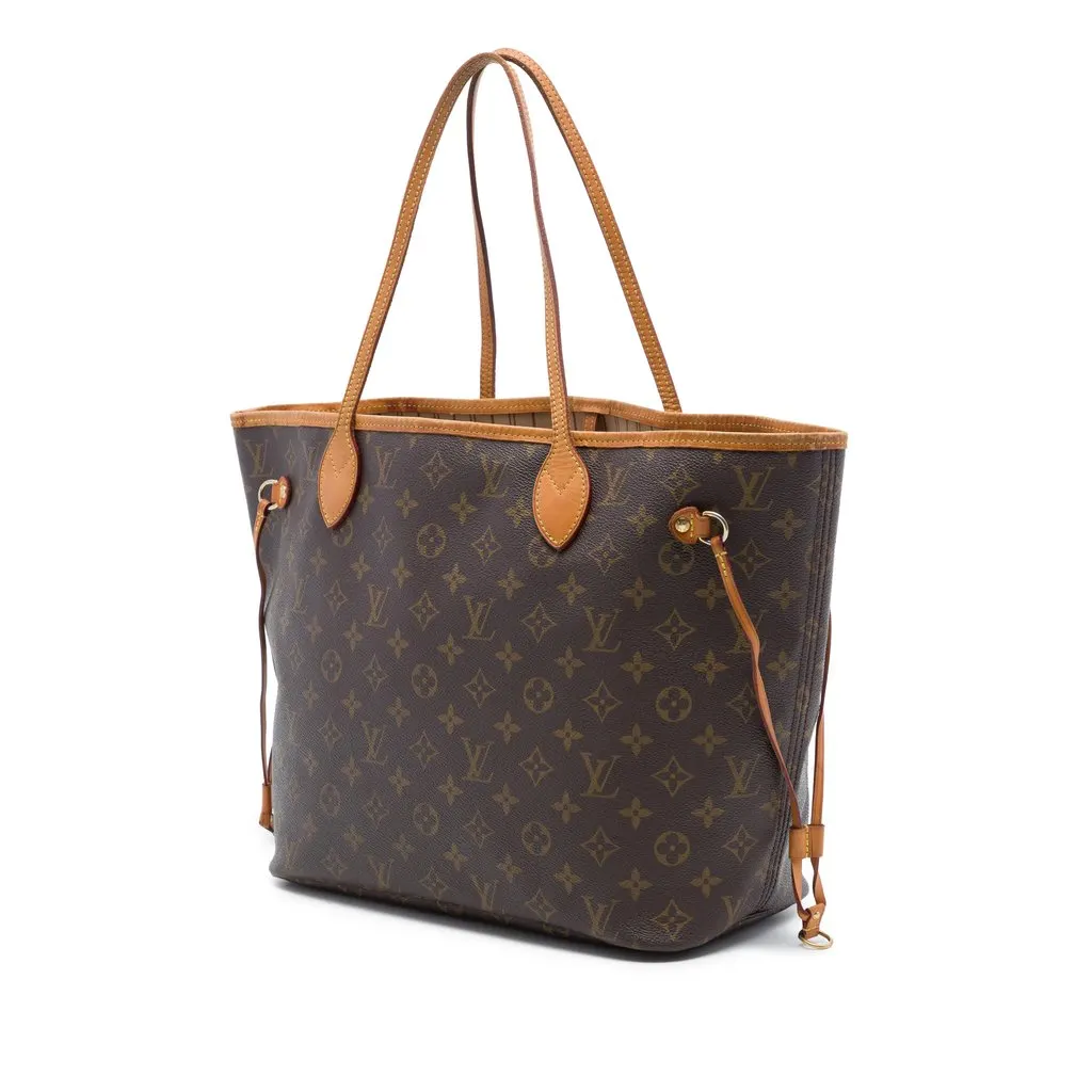 Louis Vuitton Monogram Neverfull MM Brown Very good - Back View