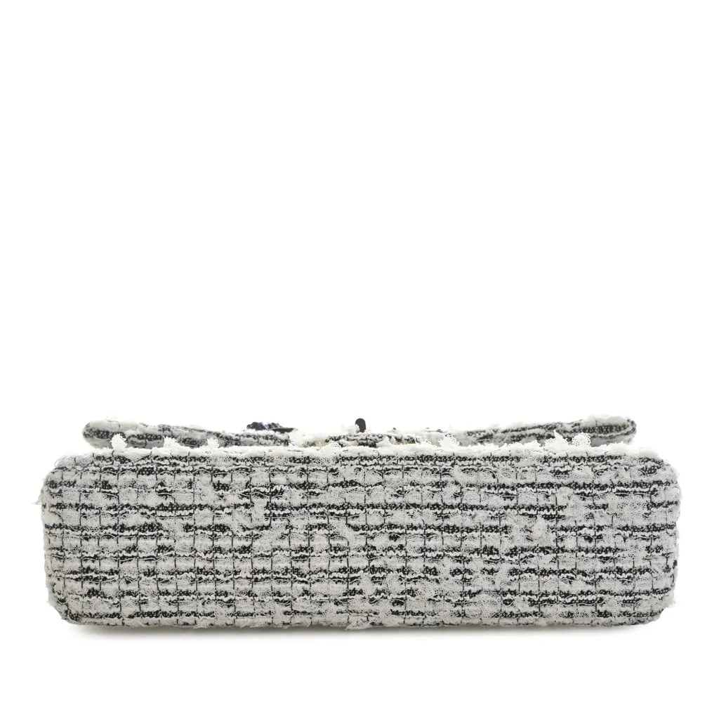 Chanel Mini Tweed Garden Party Reissue 2.55 Double Flap 224 Black Very good - Inside View