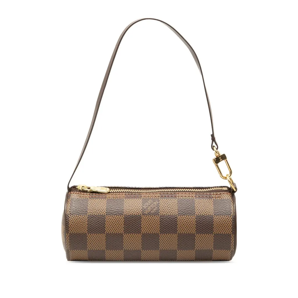 Louis Vuitton Damier Ebene Papillon Pochette Brown Canvas Very good - Front View