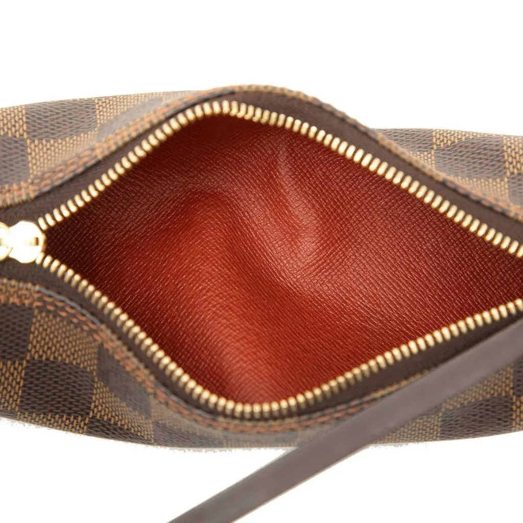 Louis Vuitton Damier Ebene Papillon Pochette Brown Canvas Very good - Model View