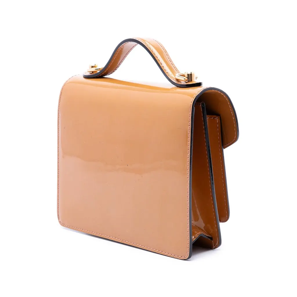 Louis Vuitton Monogram Vernis Monceau BB Beige Leather Very good - Back View
