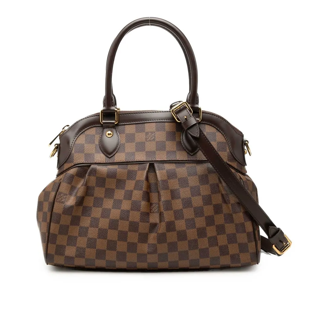 Louis Vuitton Damier Ebene Trevi PM Brown Very good - Front View