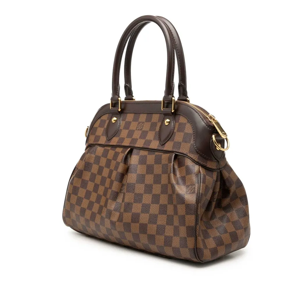 Louis Vuitton Damier Ebene Trevi PM Brown Very good - Back View