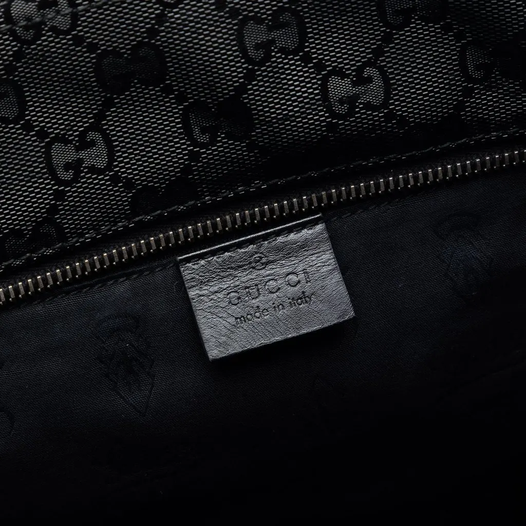 Gucci Fiat 500 Large GG Imprime Web Tote Black Very good - Box View