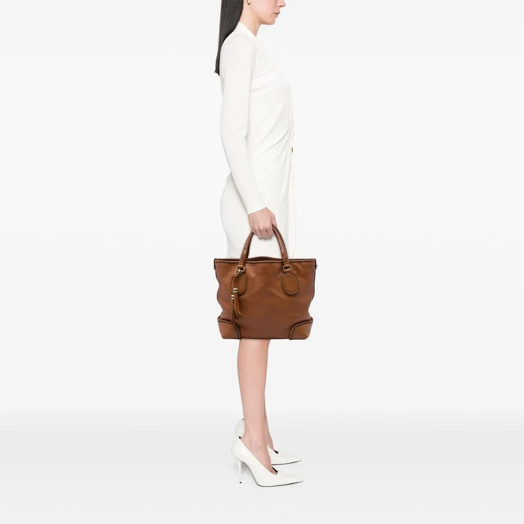 Gucci Calfskin Marrakech Tote Brown Leather Good - Box View