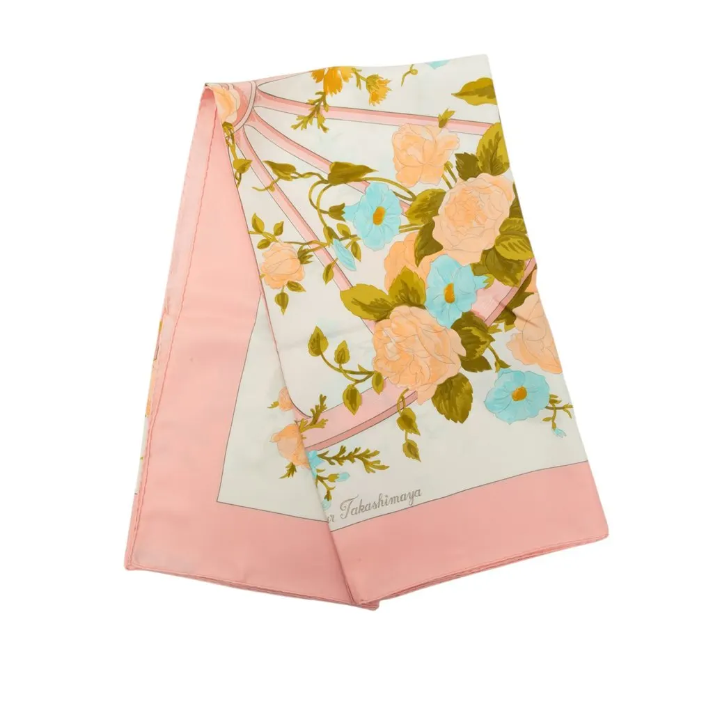 Hermès Romantique for Takashimaya Silk Scarf 90