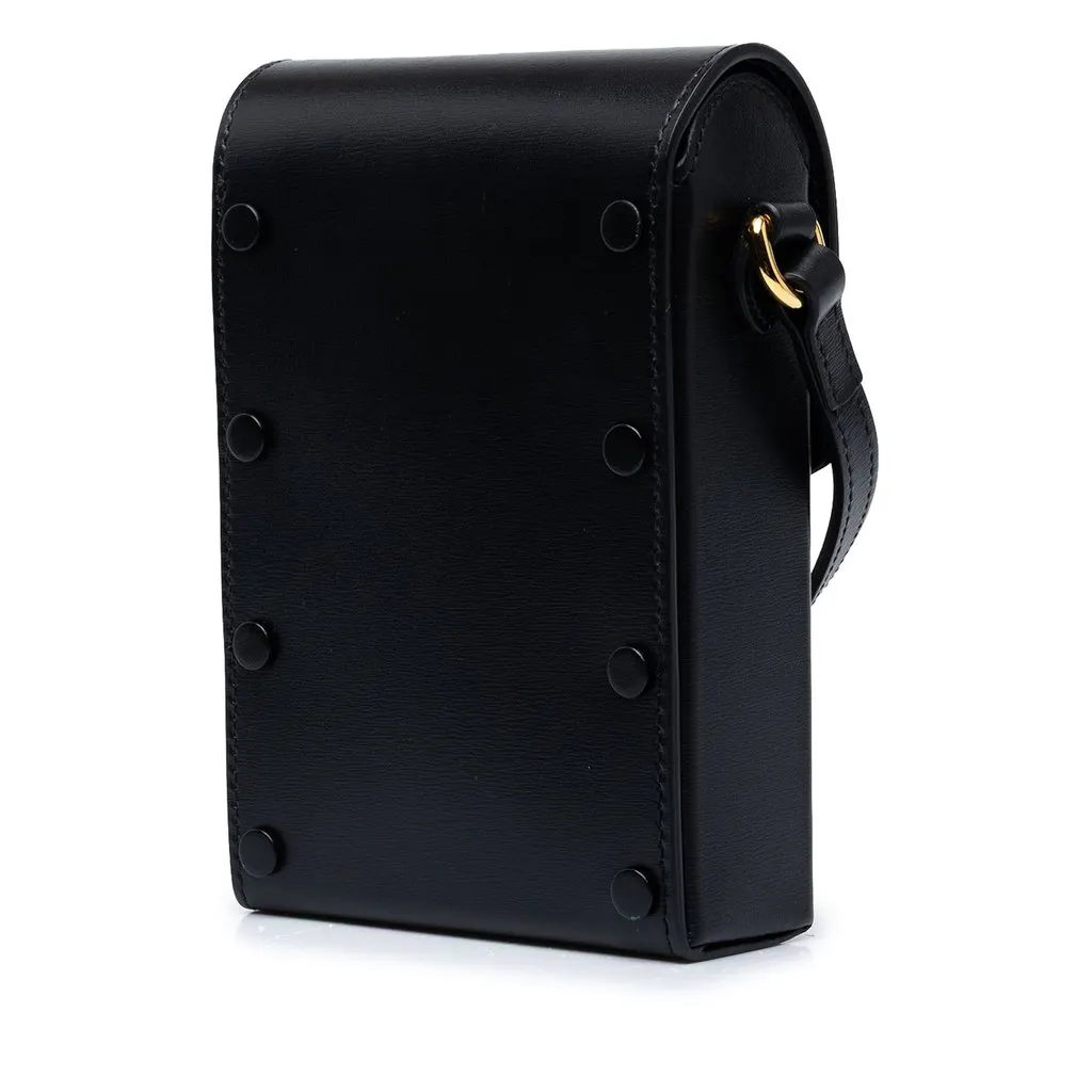 Gucci Mini Leather Horsebit 1955 Crossbody Black Leather Very good - Back View