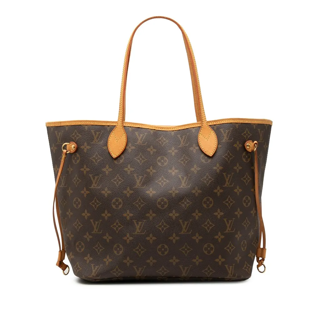 Louis Vuitton Monogram Neverfull MM Brown Very good - Front View