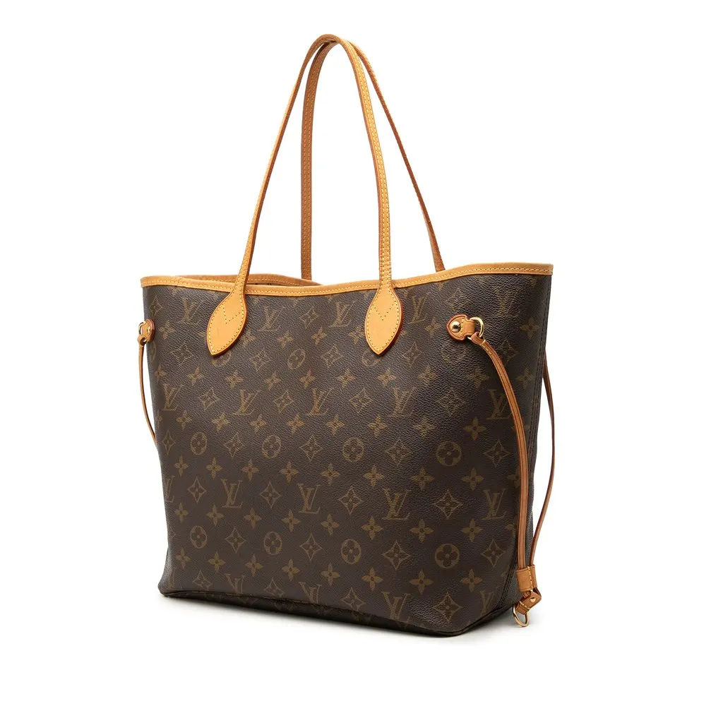Louis Vuitton Monogram Neverfull MM Brown Very good - Back View