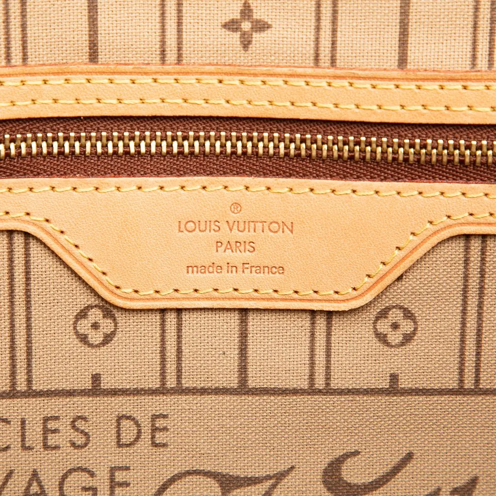 Louis Vuitton Monogram Neverfull MM Brown Very good - Box View
