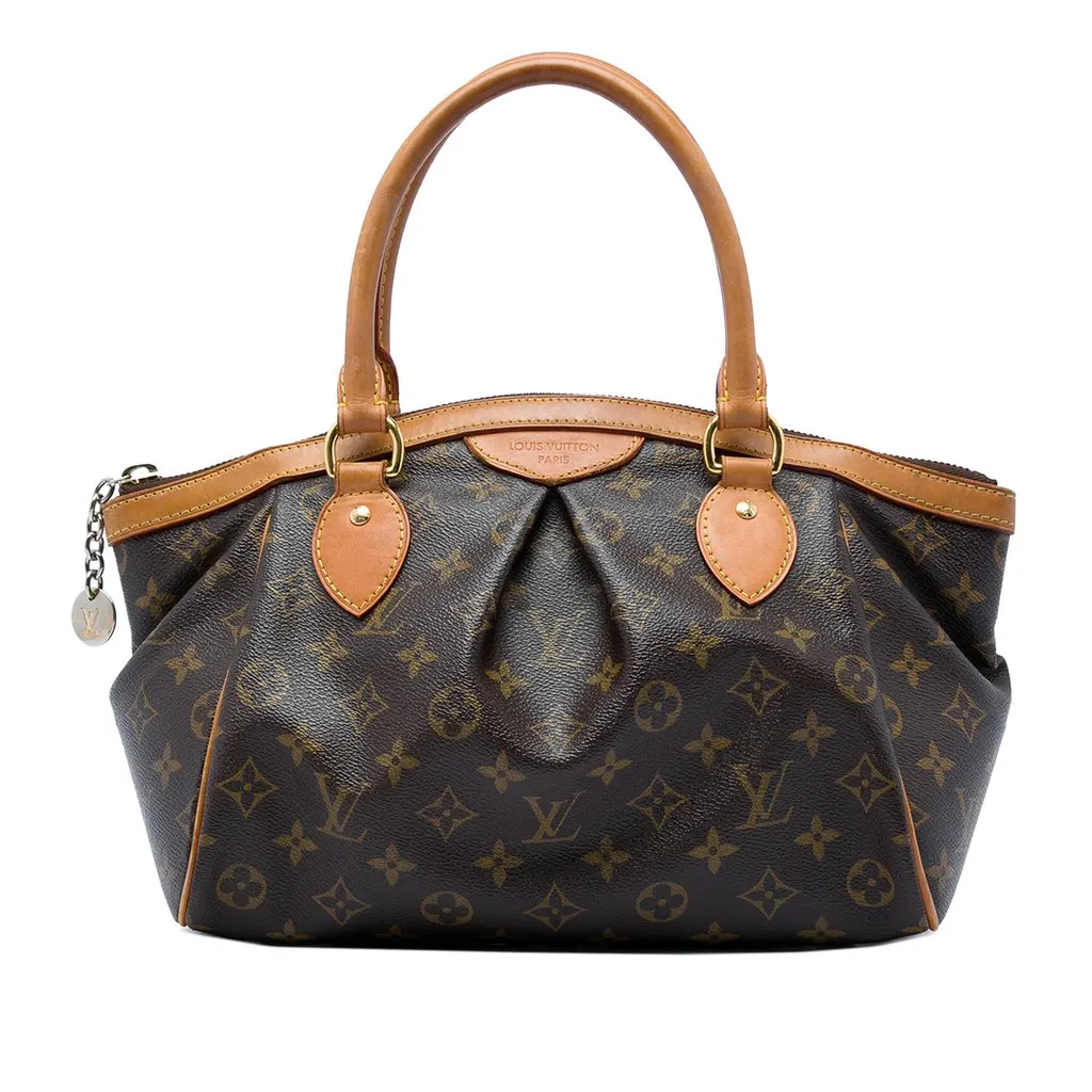Louis Vuitton Monogram Tivoli PM Brown Canvas Good - Front View