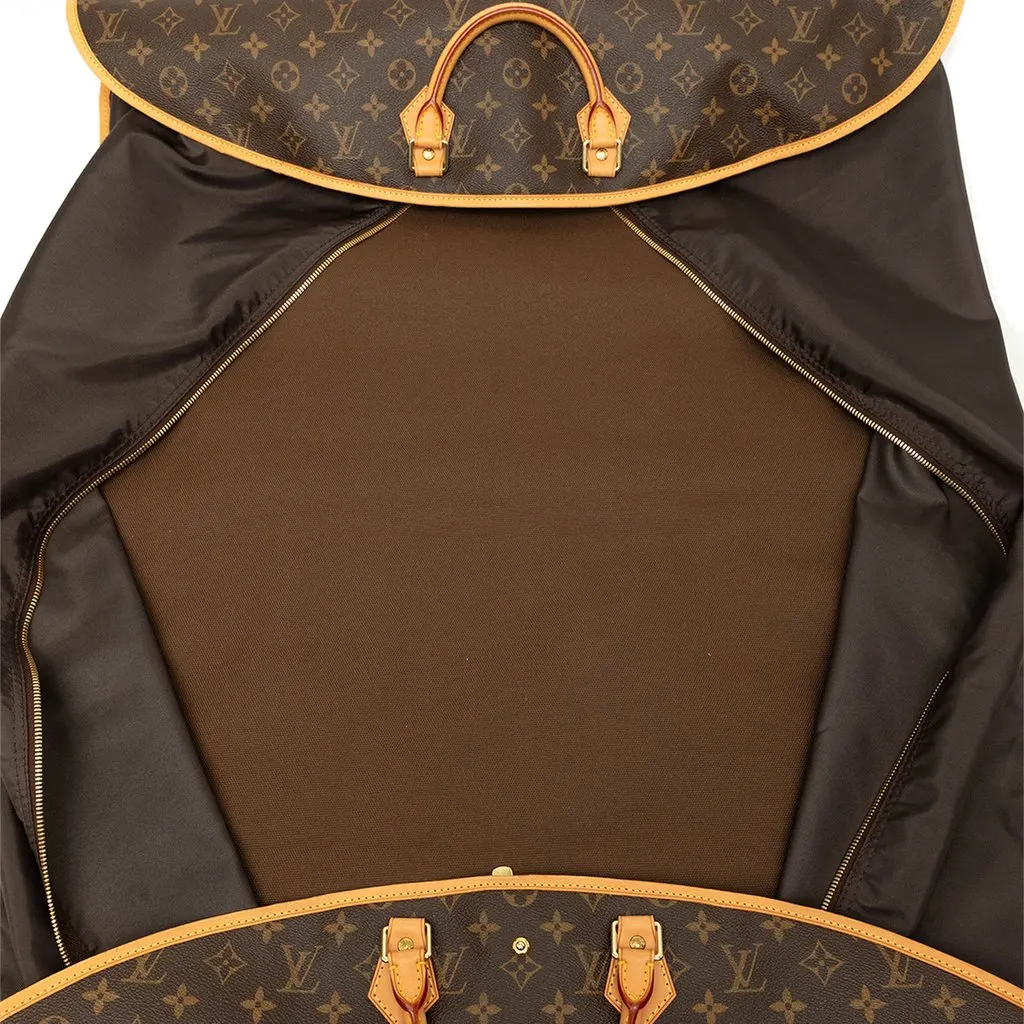 Louis Vuitton Monogram Housse Porte Habits Garment Cover Brown Canvas Good - Model View
