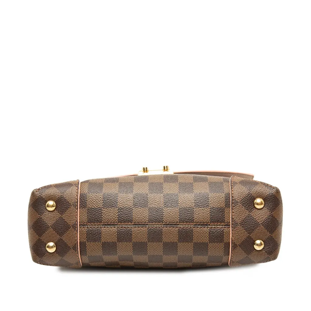 Louis Vuitton Damier Ebene Caissa Clutch Brown Very good - Inside View