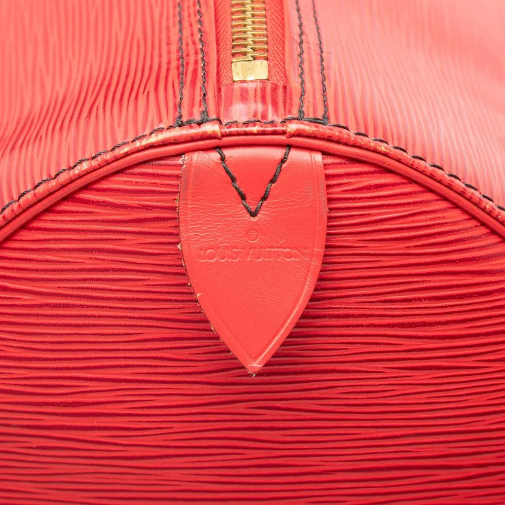 Louis Vuitton Epi Keepall 55 Red Leather Good - Box View