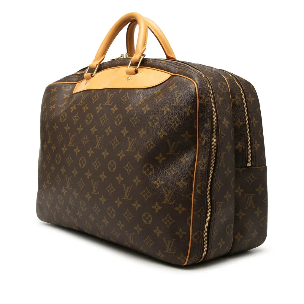 Louis Vuitton Monogram Alize 24 Heures Brown Very good - Back View