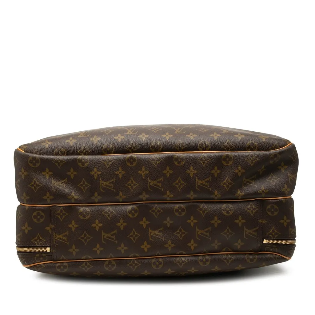 Louis Vuitton Monogram Alize 24 Heures Brown Very good - Inside View