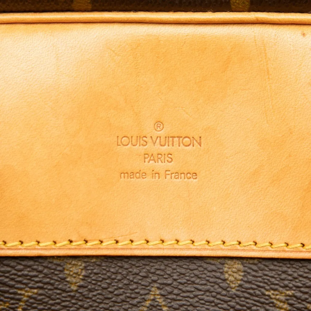Louis Vuitton Monogram Alize 24 Heures Brown Very good - Box View