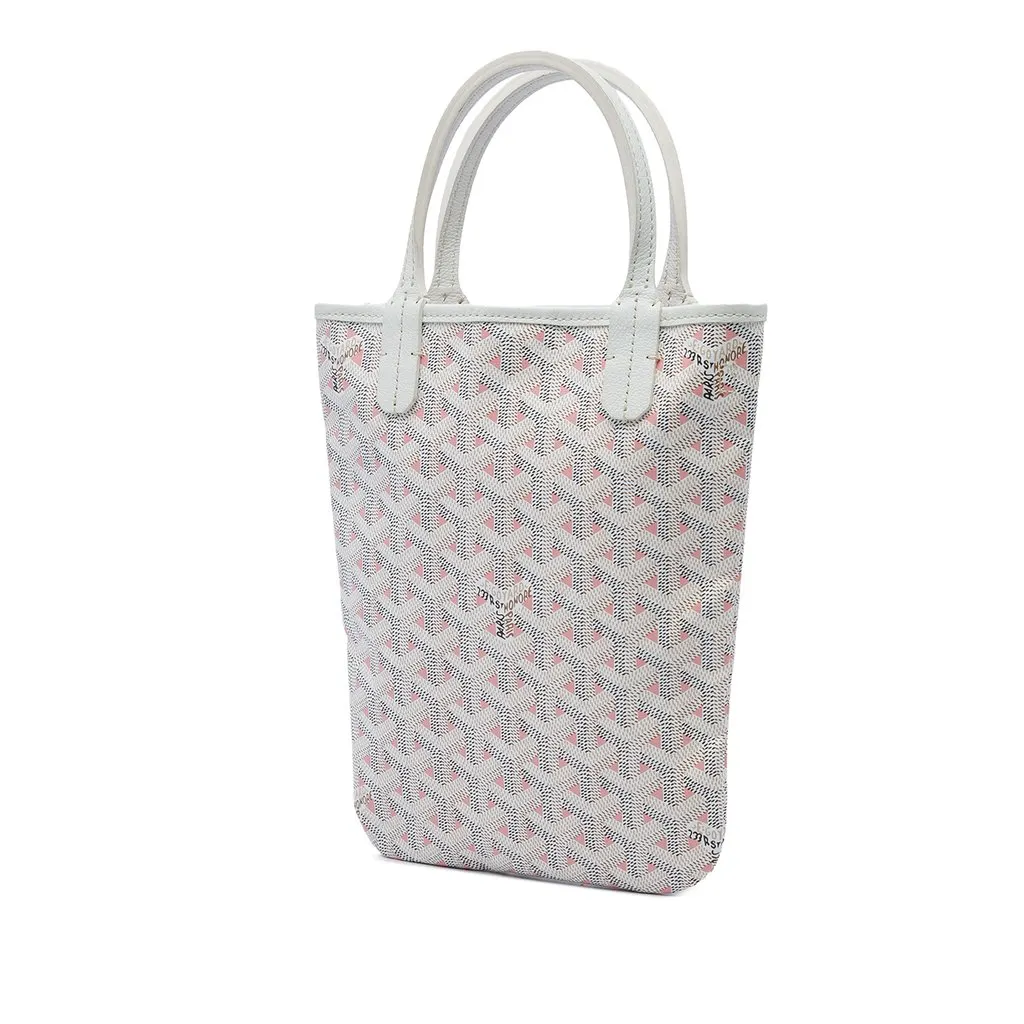 Goyard Goyardine Poitiers Claire Voie White Canvas Very good - Back View