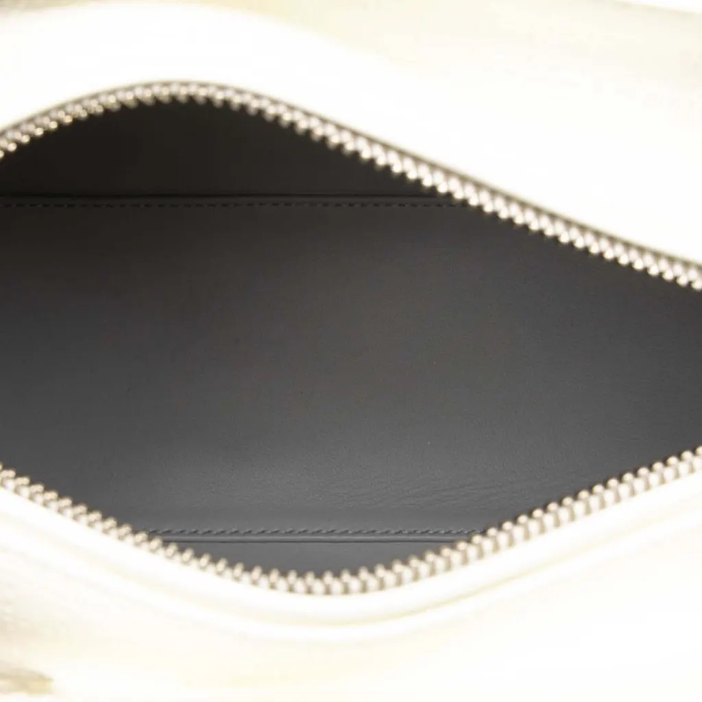 Dior Medium Patent Microcannage Lady Dior White Leather Very good - Model View