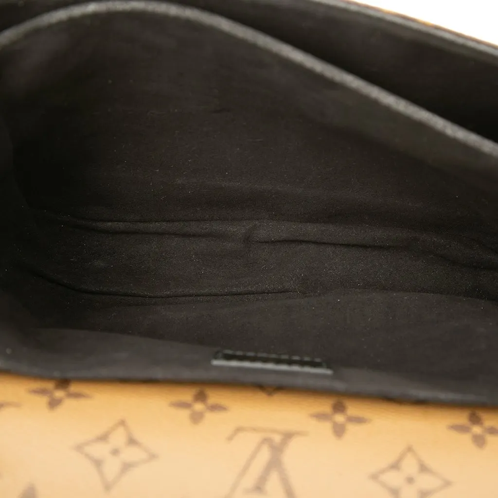 Louis Vuitton Monogram Reverse Pochette Metis Brown Very good - Model View