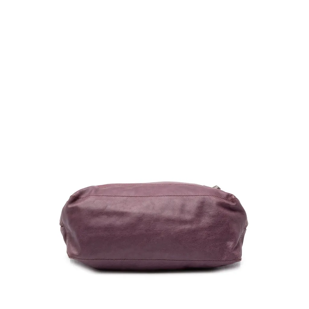 Balenciaga Lambskin Motocross Giant 21 Day Shoulder Bag Purple Leather Very good - Inside View
