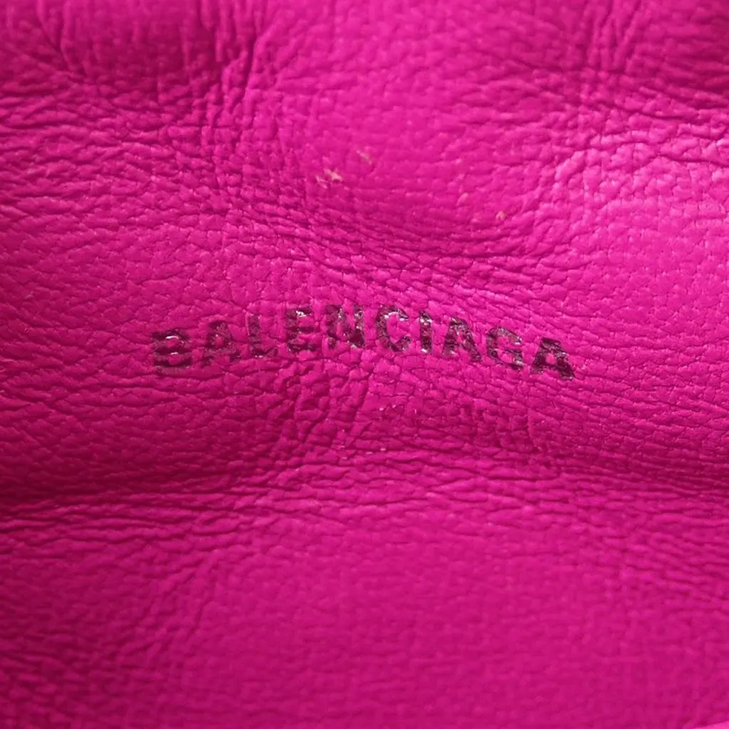 Balenciaga Quilted Nappa Touch B Camera Bag XS Pink Leather Very good - Box View