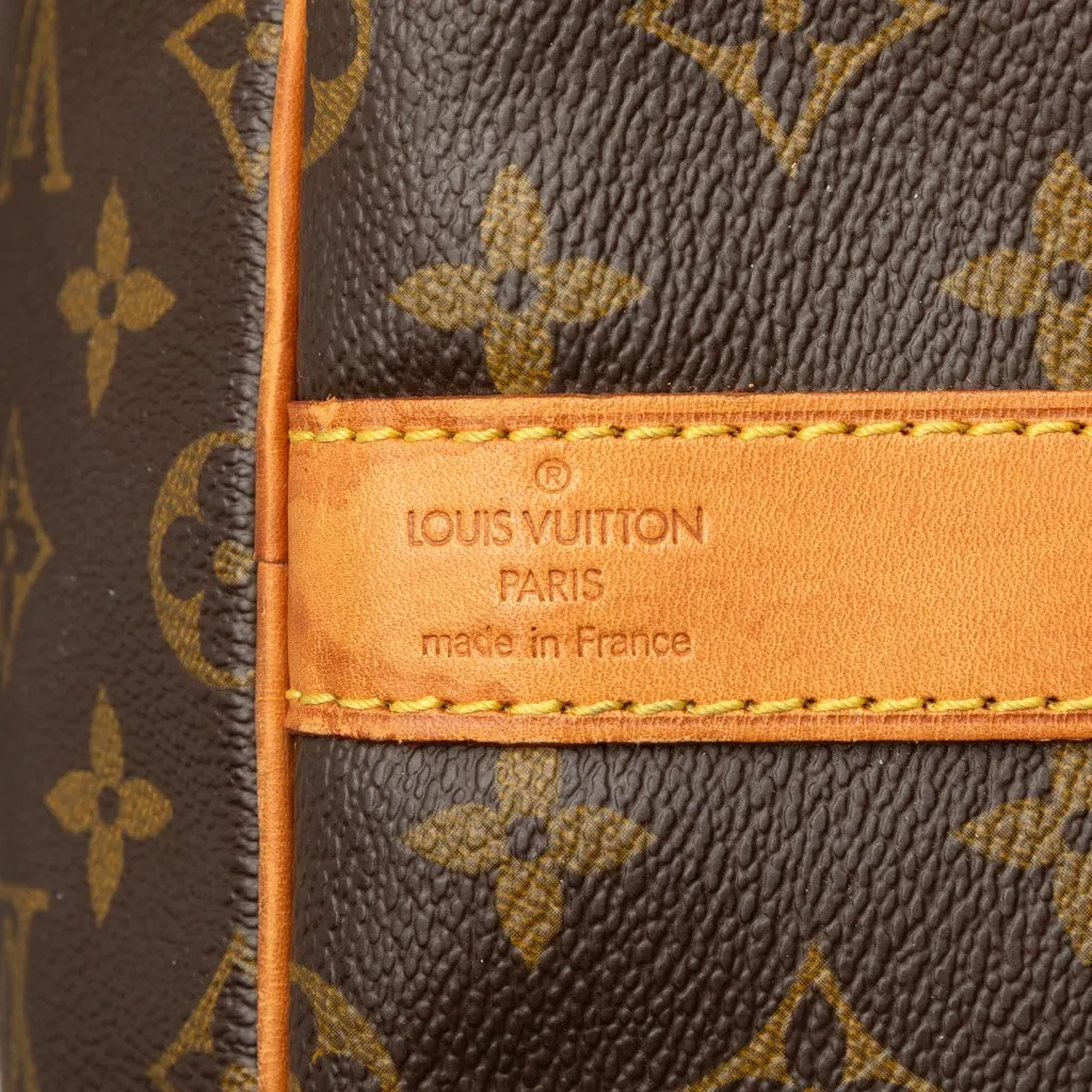 Louis Vuitton Monogram Keepall Bandouliere 55 Brown Canvas Good - Box View