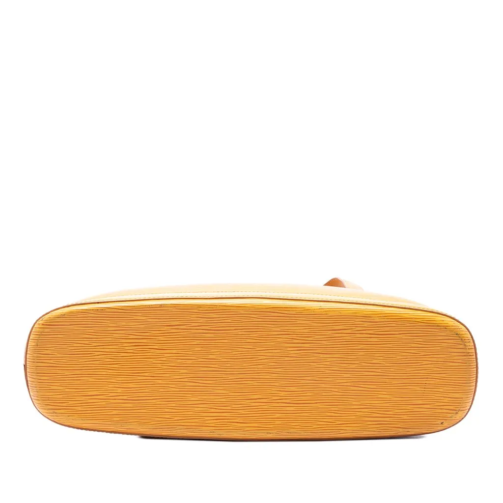 Louis Vuitton Epi Lussac Yellow Leather Good - Inside View