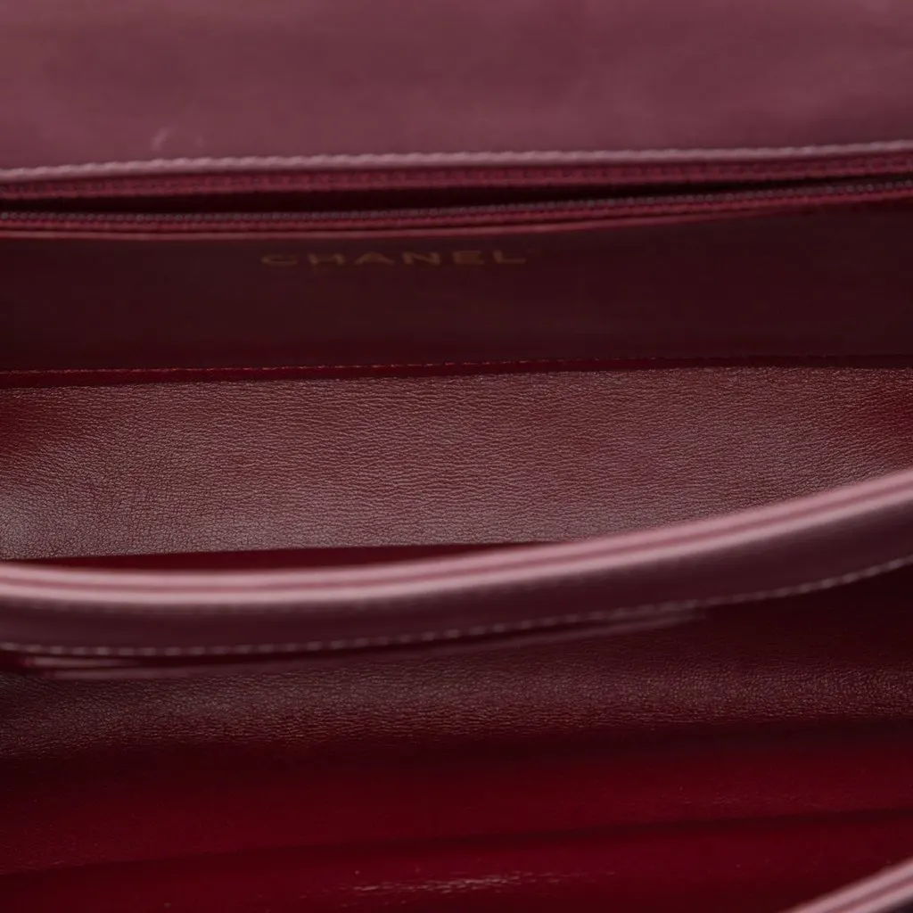 Chanel Paris Cosmopolite Small Aged Calfskin Straight Lined Flap Pink Leather Very good - Model View