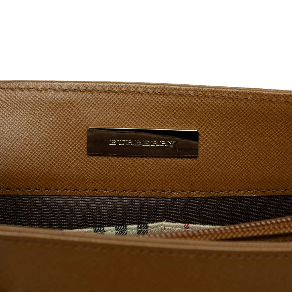 Burberry Leather Bucket Bag Brown Leather Very good - Box View