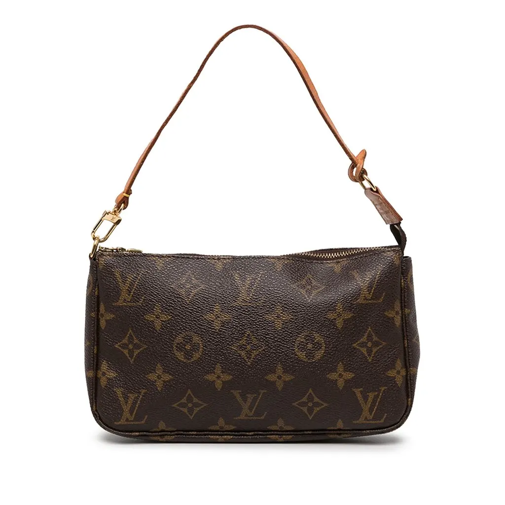 Louis Vuitton Monogram Pochette Accessoires Brown Canvas Very good - Front View