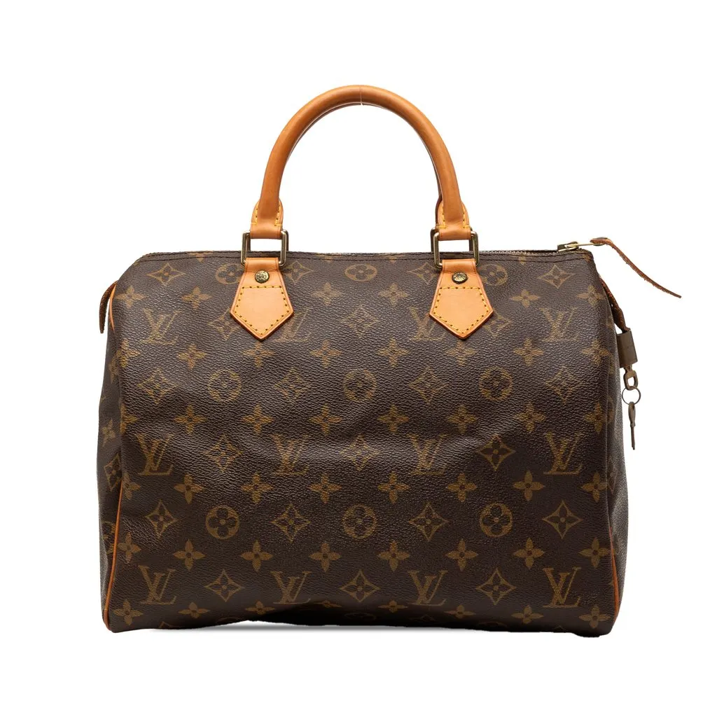 Louis Vuitton Monogram Speedy 30 Brown Very good - Front View