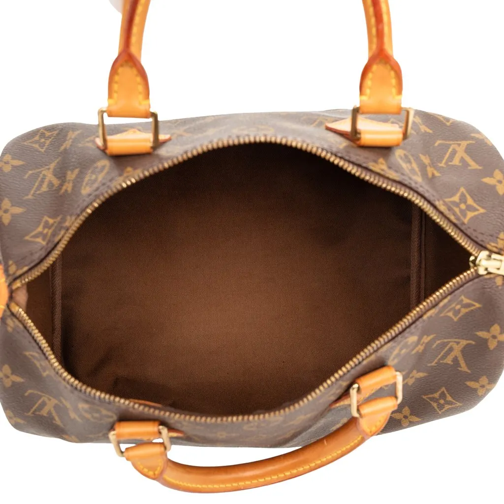 Louis Vuitton Monogram Speedy 30 Brown Very good - Model View