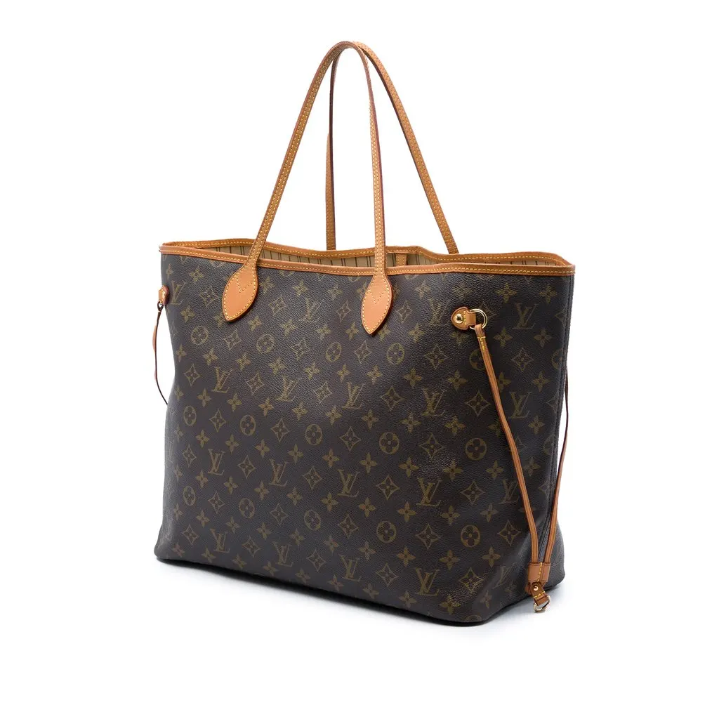 Louis Vuitton Monogram Neverfull MM Brown Very good - Back View