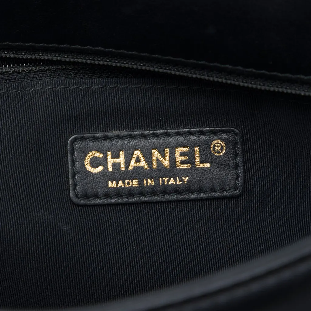 Chanel Medium Multicolor Lambskin Graphic Flap Yellow Leather Very good - Box View