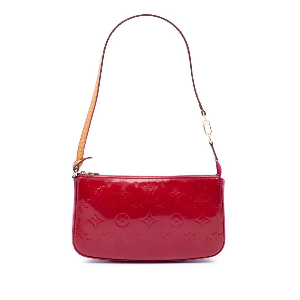 Louis Vuitton Monogram Vernis Pochette Accessoires Pink Leather Very good - Front View
