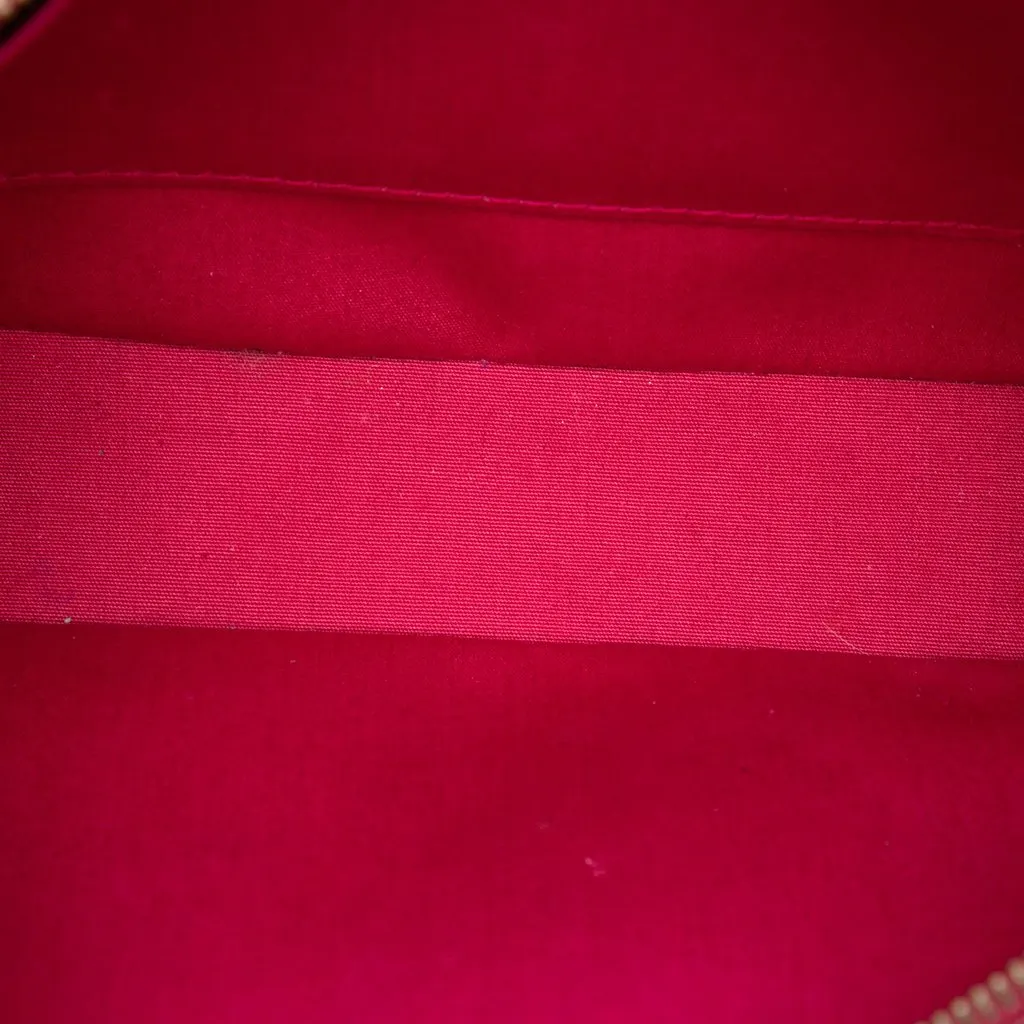 Louis Vuitton Monogram Vernis Pochette Accessoires Pink Leather Very good - Model View