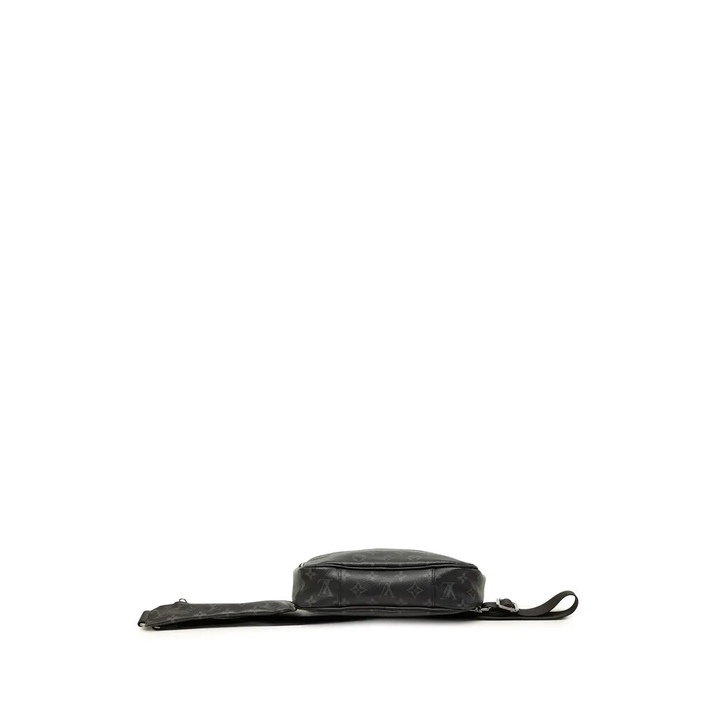 Louis Vuitton Monogram Eclipse Explorer Bumbag Black Canvas Good - Inside View