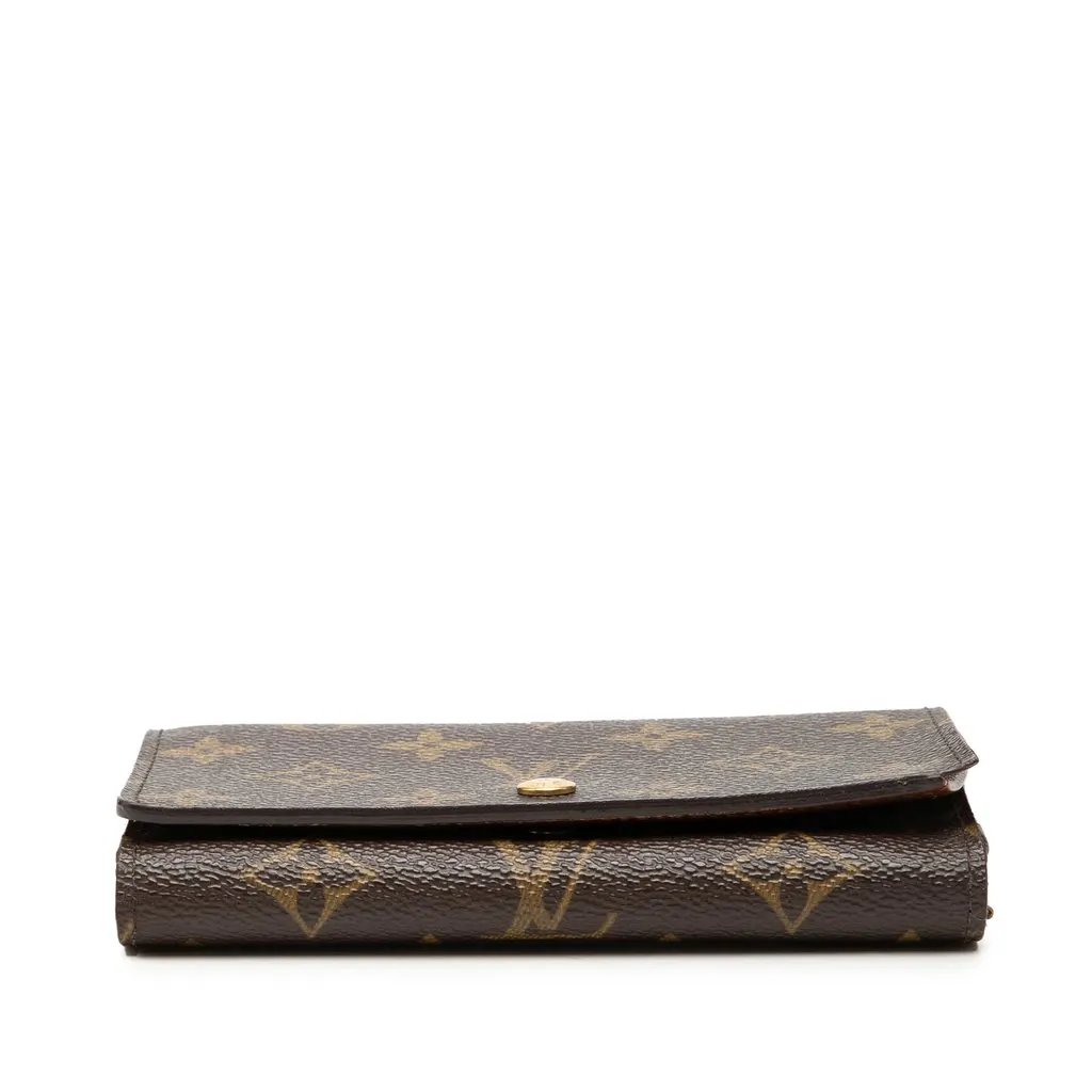 Louis Vuitton Monogram Porte Monnaie Tresor Wallet Brown Very good - Inside View