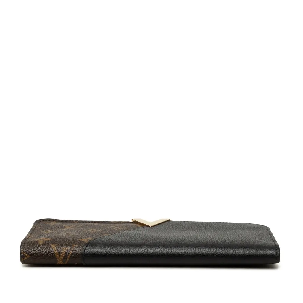 Louis Vuitton Monogram Kimono Wallet Brown Canvas Good - Inside View