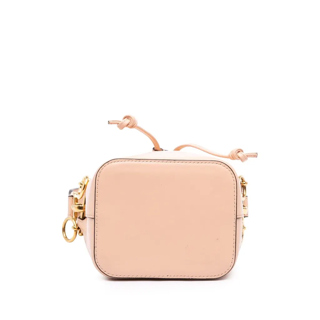 Fendi Mini Calfskin Mon Tresor Bucket Bag Pink Leather Very good - Inside View