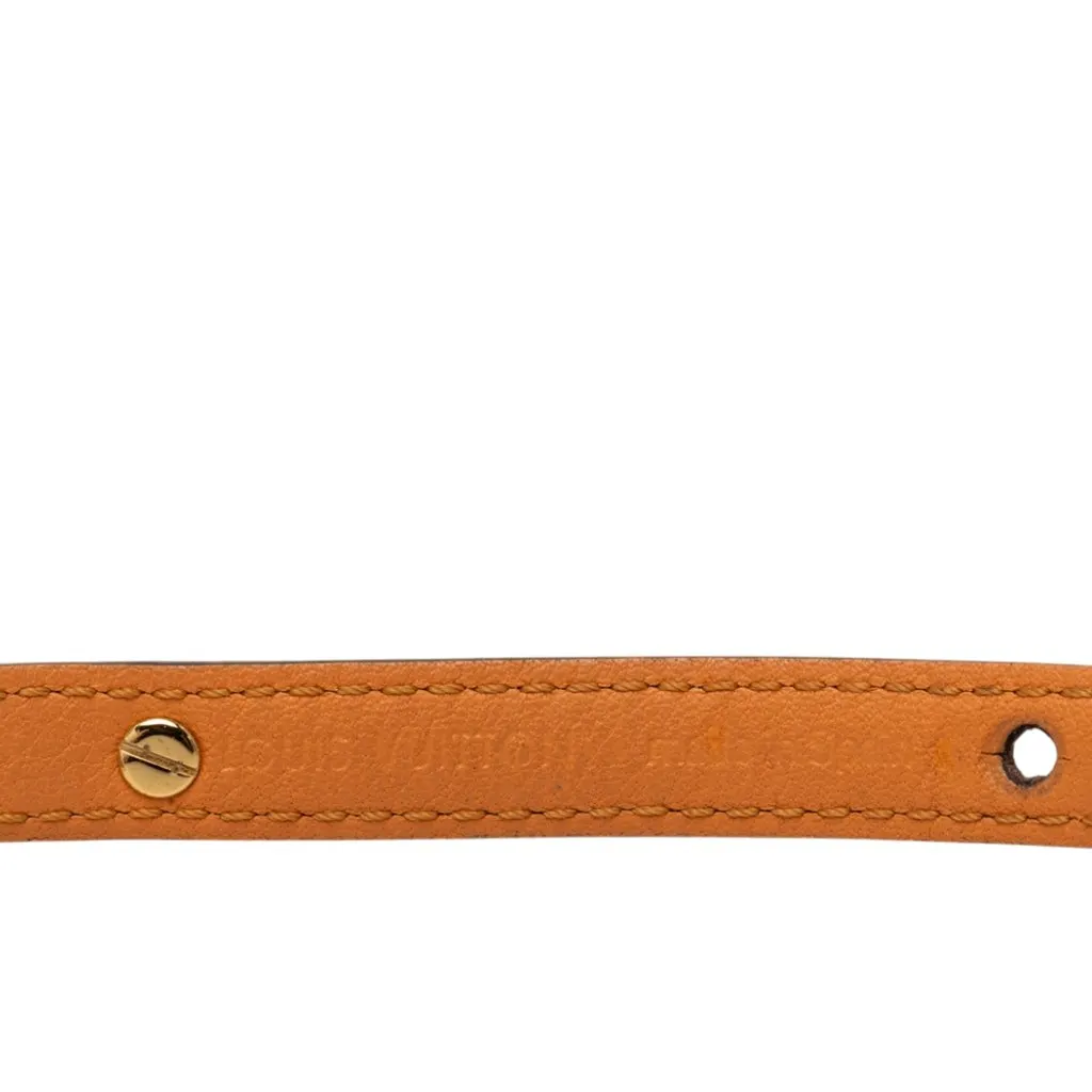 Louis Vuitton Monogram Logomania Bracelet 17 Brown Very good - Box View