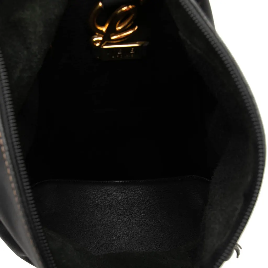 Loewe Leather Anton Backpack Black Leather Very good - Model View